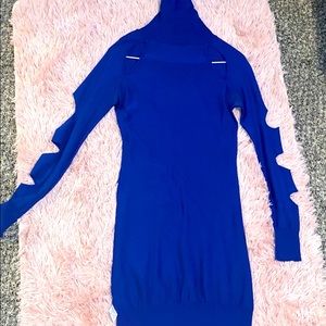 Blue sweater like dress